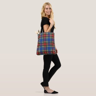 MacBeth Modern Tartan Plaid Scottish Colourful Tote Bag