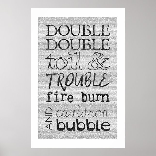 Macbeth Night Full Text Poster (Front)