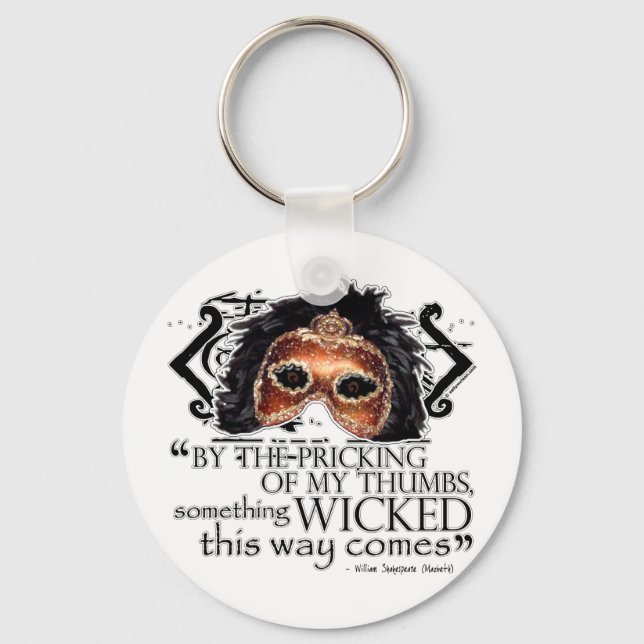 Macbeth Quote Key Ring (Front)