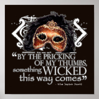 Macbeth Quote Poster