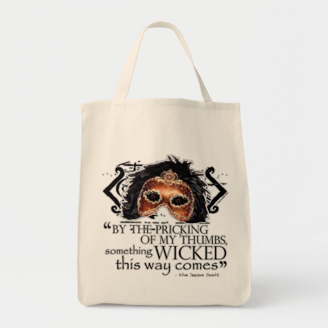 Macbeth Quote Tote Bag (Front)