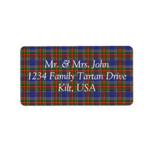 MacBeth Tartan Label