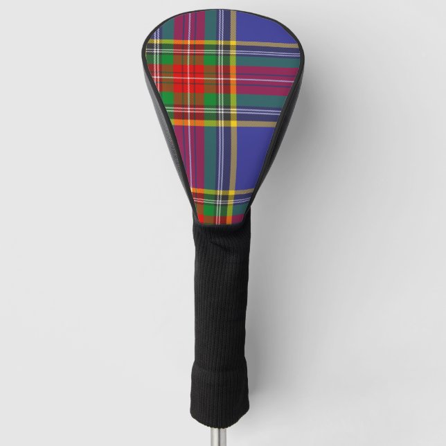MacBeth Tartan Plaid Scottish Pattern Golf Head Cover (Front)
