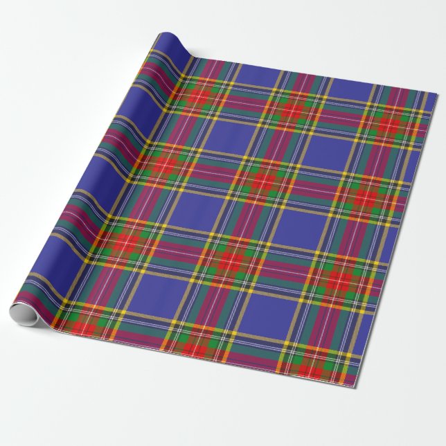 MacBeth Tartan Plaid Scottish Pattern Wrapping Paper (Unrolled)