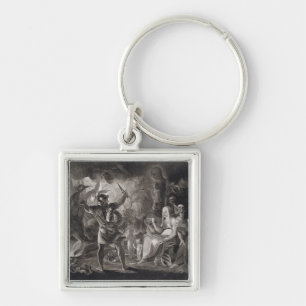 Macbeth, the Three Witches and Hecate in Act IV, S Key Ring
