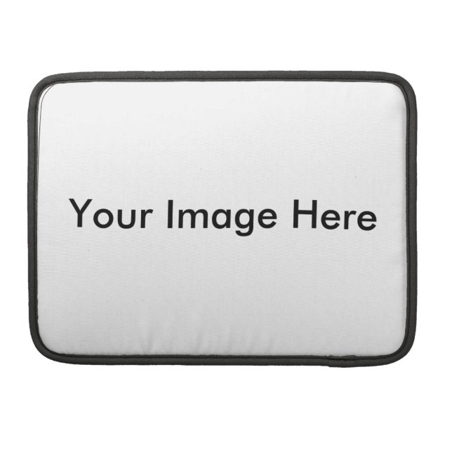 MacBook Pro 13" Sleeve - Customised Template Blank Sleeve For MacBook Pro (Back)