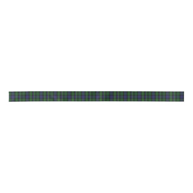 MacBride Clan Tartan Plaid Ribbon Satin Ribbon (Front)