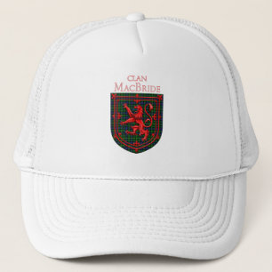 MacBride Tartan Scottish Plaid Lion Rampant Trucker Hat