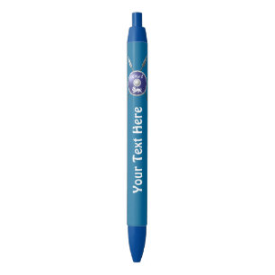 Maccabee Shield And Spears Blue Ink Pen