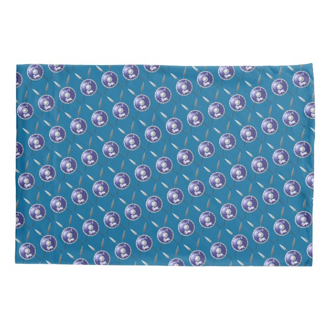 Maccabee Shield And Spears Pillowcase (Back)