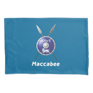 Maccabee Shield And Spears Pillowcase