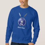 Maccabee Shield And Spears Sweatshirt<br><div class="desc">A depiction of a Maccabee's shield and two spears. The shield is adorned by a lion and text reading "Yisrael" (Israel) in the Paleo-Hebrew alphabet. "Maccabee" also appears in English. The Maccabees were Jewish rebels who freed Judea from the yoke of the Seleucid Empire. Chanukkah is not just a mid-winter...</div>