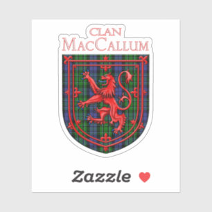 MacCallum Tartan Scottish Plaid Lion Rampant