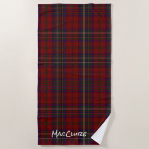 MacClure Clan Tartan Plaid Beach Towel