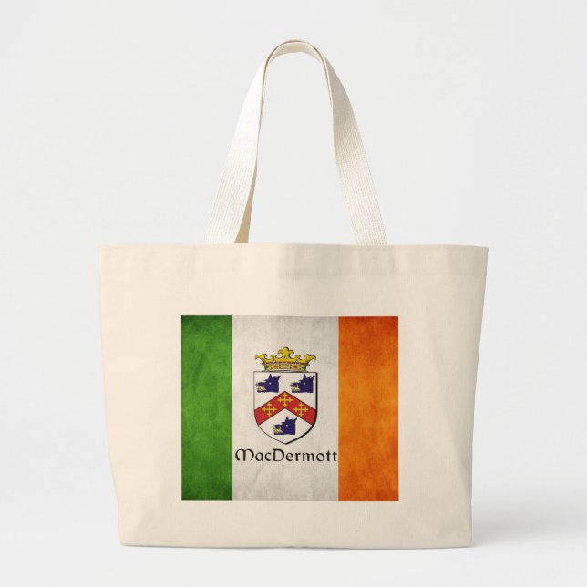 MacDermott Irish Large Tote Bag (Front)