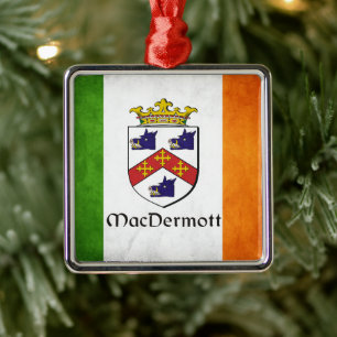 MacDermott Irish Metal Tree Decoration