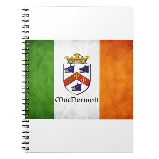 MacDermott Irish Spiral Notebook (Front)