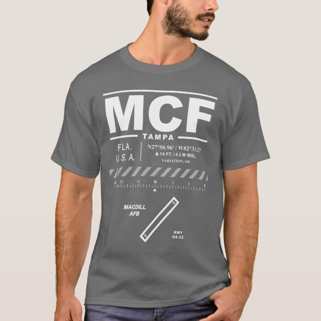 MacDill Air Force Base MCF T-Shirt (Front)