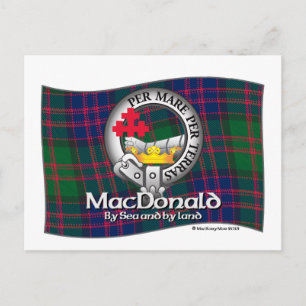 MacDonald Clan Cap Postcard