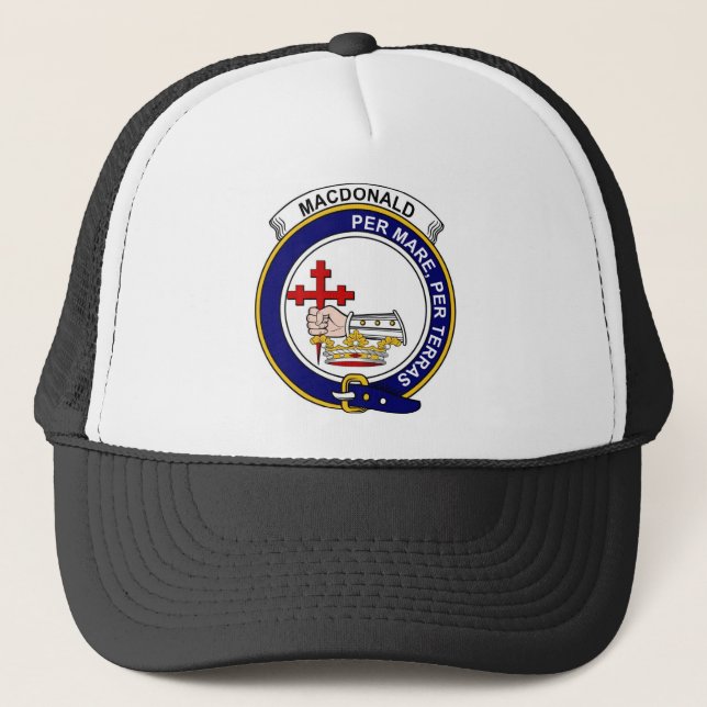 MacDonald (Clan Donald) Clan Badge Trucker Hat (Front)