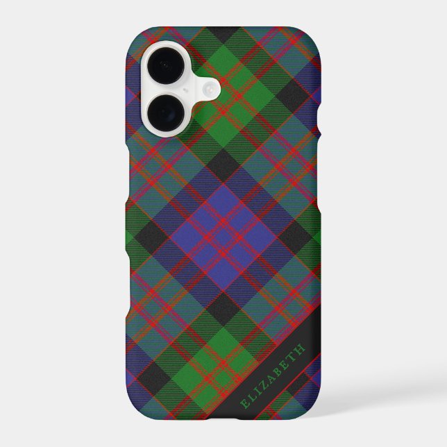 MacDonald Clan Tartan Plaid Device Guard (Back)