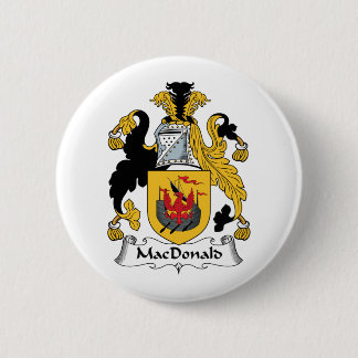 MacDonald Family Crest 6 Cm Round Badge