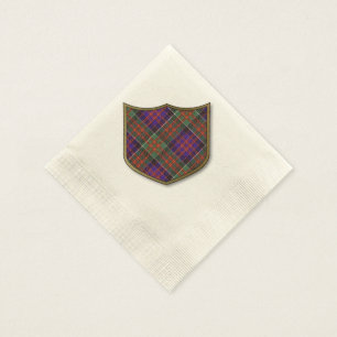 Macdonald of Clanranalld Plaid Scottish tartan Napkin