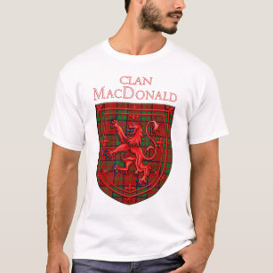 MacDonald of Glencoe Tartan Scottish Plaid T-Shirt
