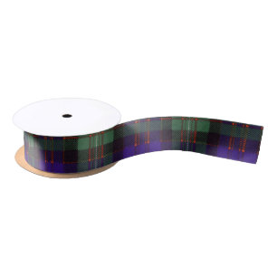 Macdonald of Glengarry clan Plaid Scottish tartan Satin Ribbon