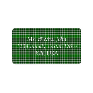 MacDonald Of The Isles Ancient Tartan Label