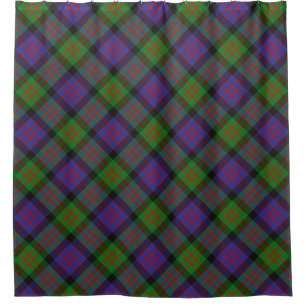 MacDonald Scottish Clan Tartan Plaid Heritage Shower Curtain