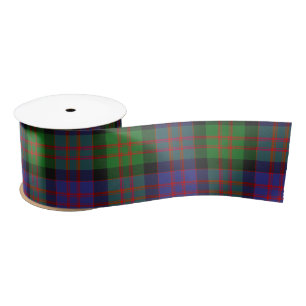 MacDonald Scottish Clan Tartan Plaid Pattern Satin Ribbon