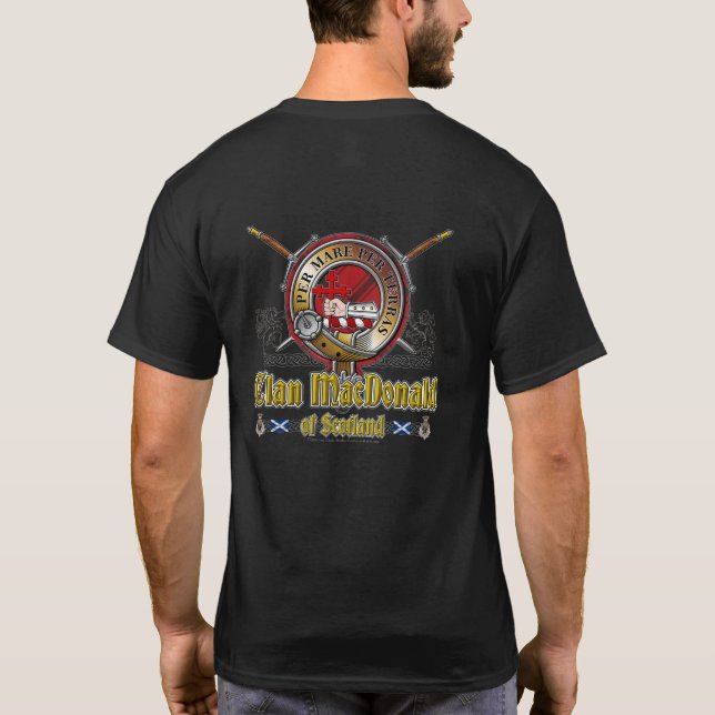 MacDonald Sleat Clan Badge T-Shirt (Back)