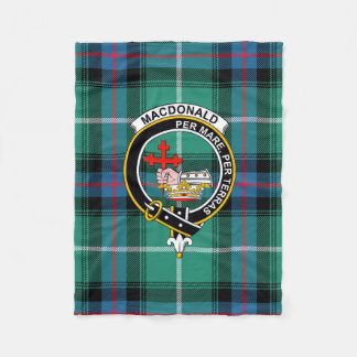 MacDonald Tartan, Badge & Crest Blanket