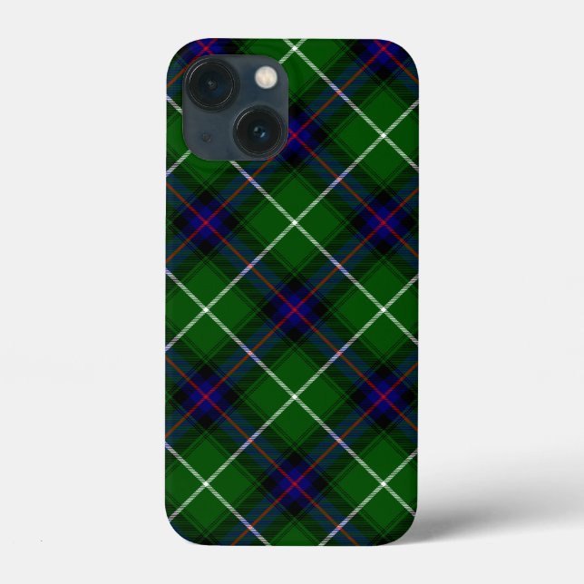 MacDonald tartan green blue plaid Case-Mate iPhone Case (Back)