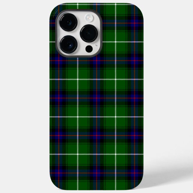 MacDonald tartan green blue plaid Case-Mate iPhone Case (Back)