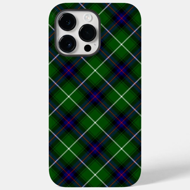 MacDonald tartan green blue plaid Case-Mate iPhone Case (Back)