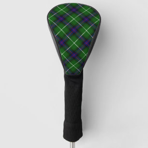 MacDonald tartan green blue plaid Golf Head Cover