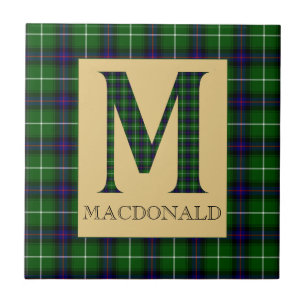 MacDonald Tartan Monogram M Tile
