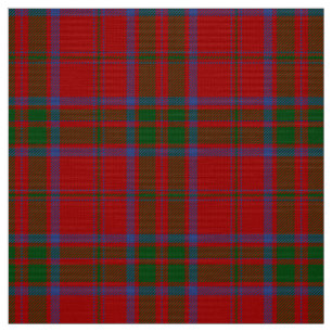 MacDonald Tartan Red, Green and Blue Plaid Fabric