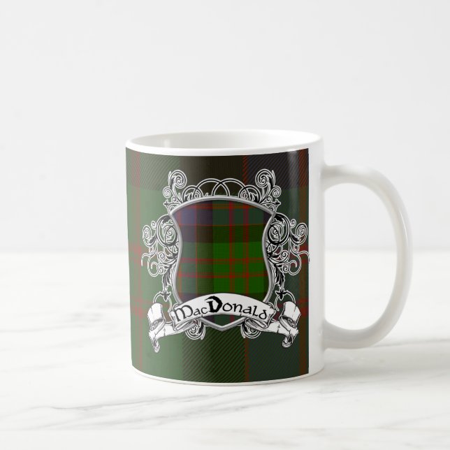 MacDonald Tartan Shield Coffee Mug (Right)