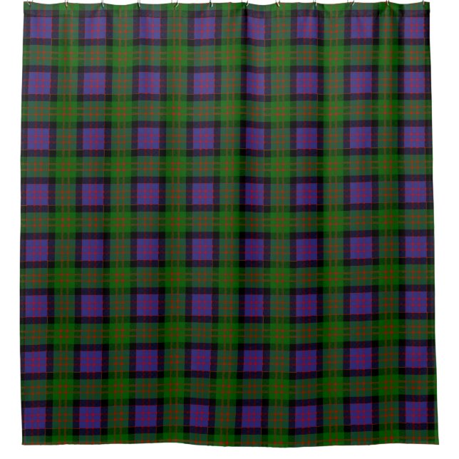 MacDonald Tartan Shower Curtain (Front)