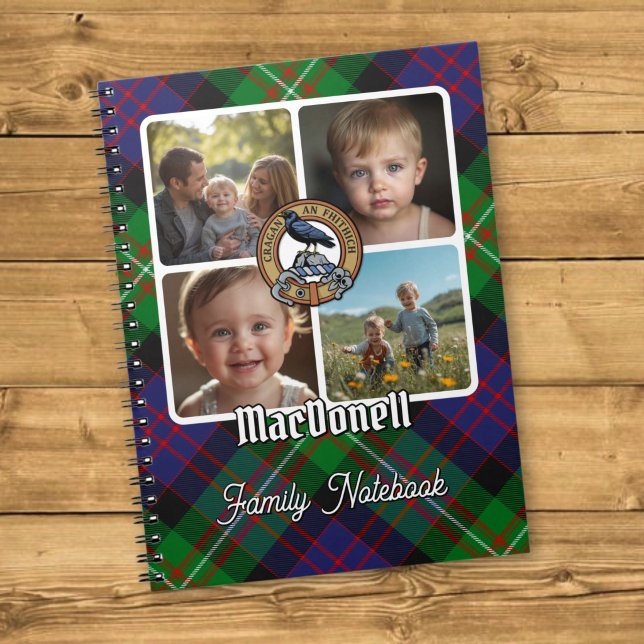MacDonell Family Photo Collage Notebook (Creator Uploaded)