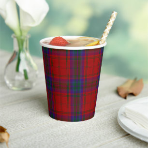 MacDougal Scottish Plaid Pattern  Paper Cups