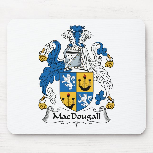 MacDougall Family Crest Mouse Pad (Front)