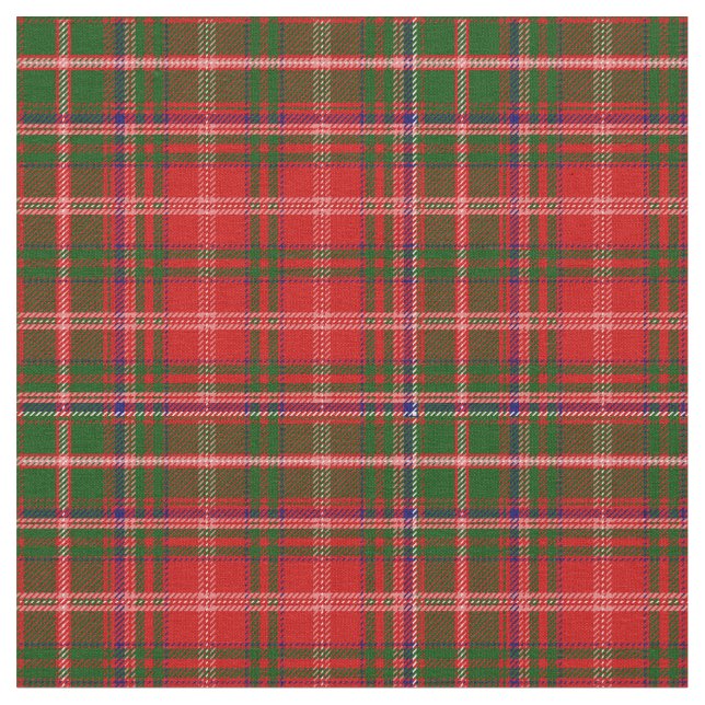 MacDougall Tartan Print Fabric (Close Up)