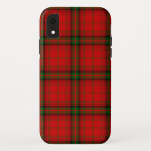 MacDougall tartan red green plaid Case-Mate iPhone Case
