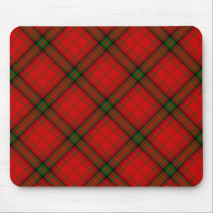 MacDougall tartan red green plaid Mouse Pad