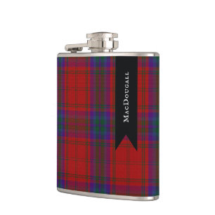 MacDougall Vestiarium No 26 Tartan Vessel Hip Flask