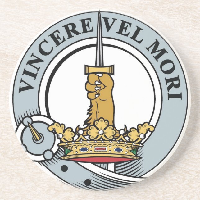 MacDowall Crest Paper Weight Coaster (Front)